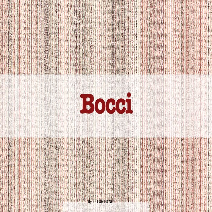 Bocci example