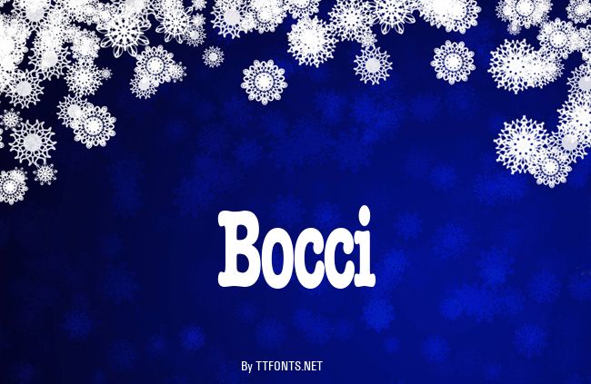 Bocci example