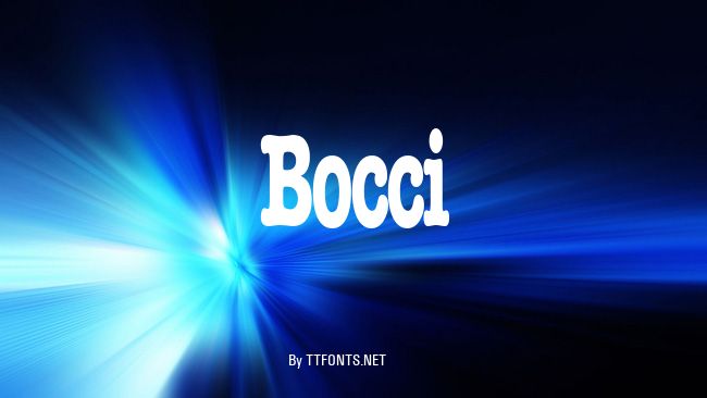 Bocci example