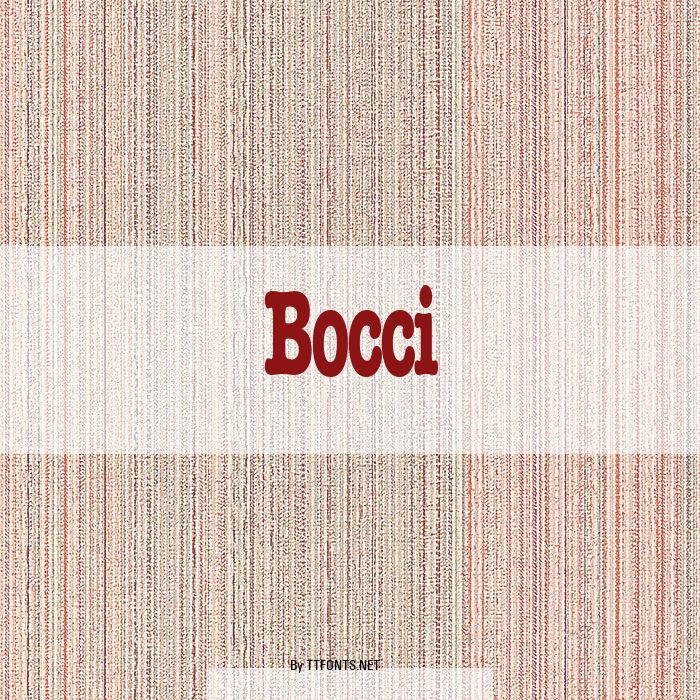 Bocci example