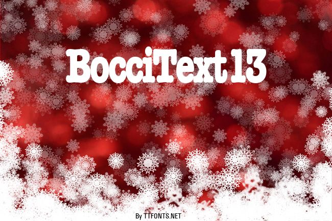 BocciText13 example