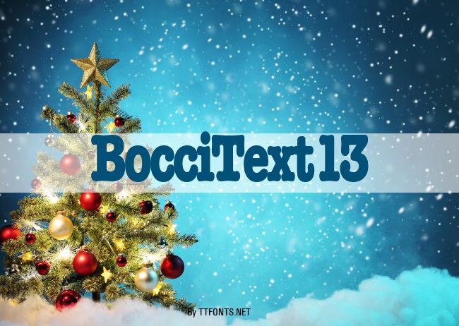 BocciText13 example