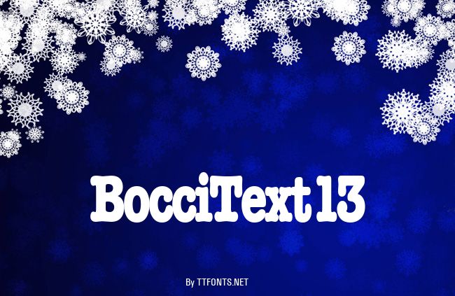 BocciText13 example