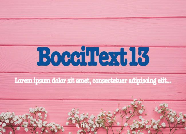 BocciText13 example