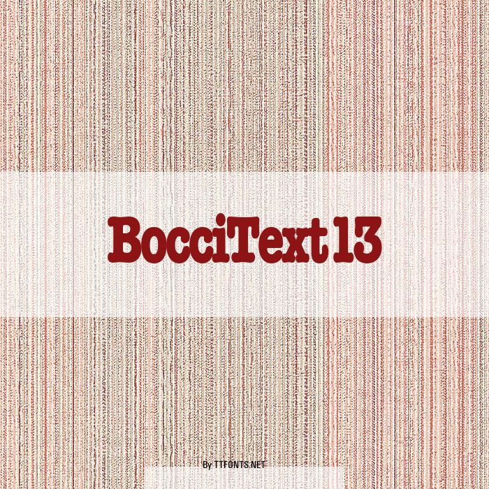 BocciText13 example