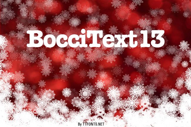 BocciText13 example
