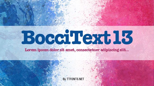 BocciText13 example
