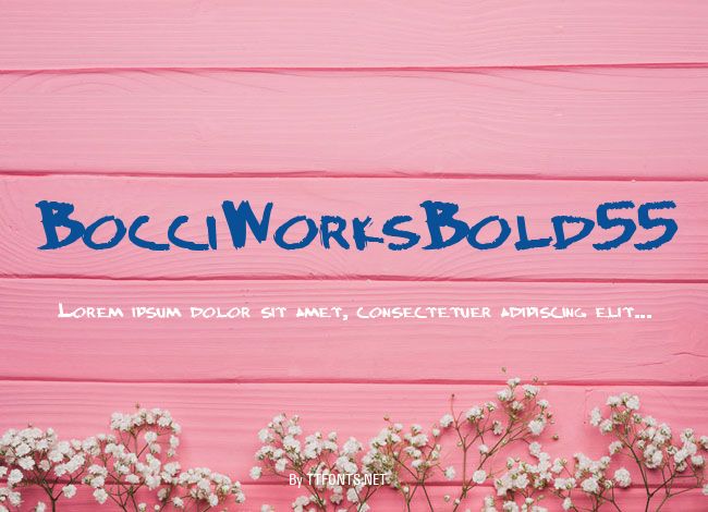 BocciWorksBold55 example