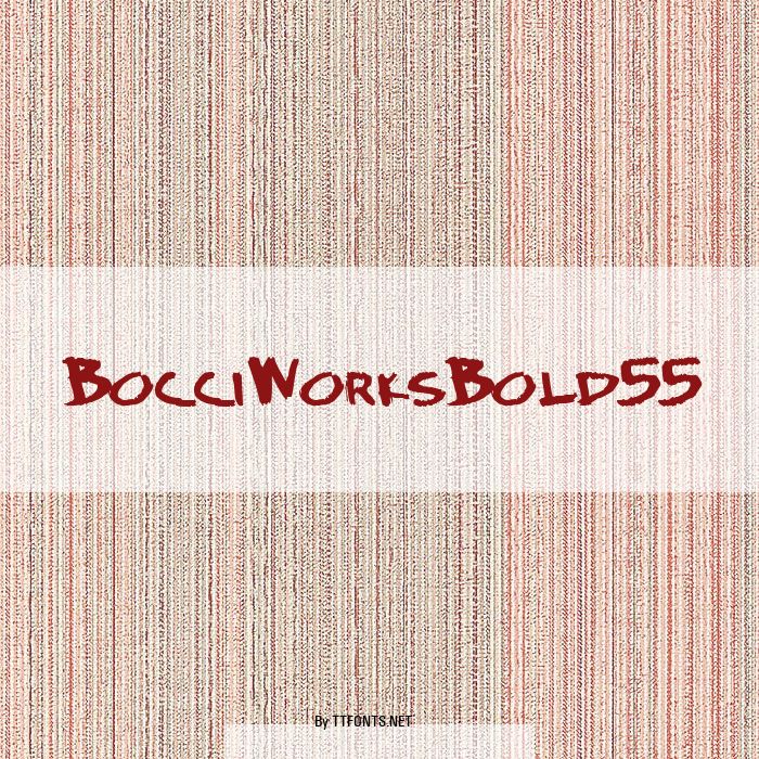 BocciWorksBold55 example