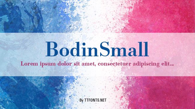 BodinSmall example