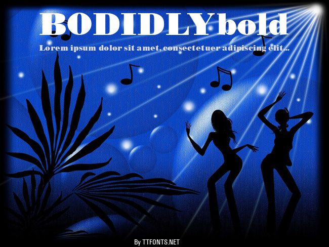 BODIDLYbold example