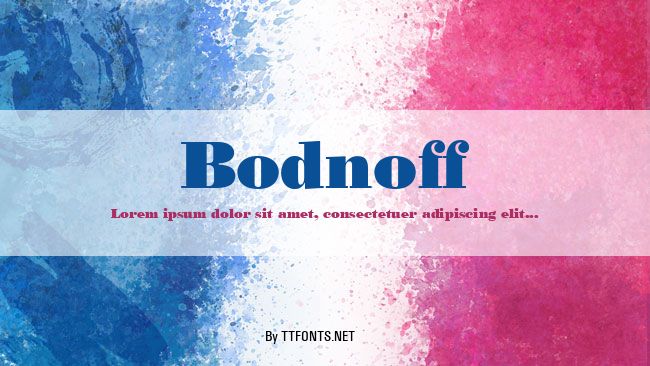 Bodnoff example