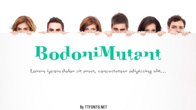 BodoniMutant example