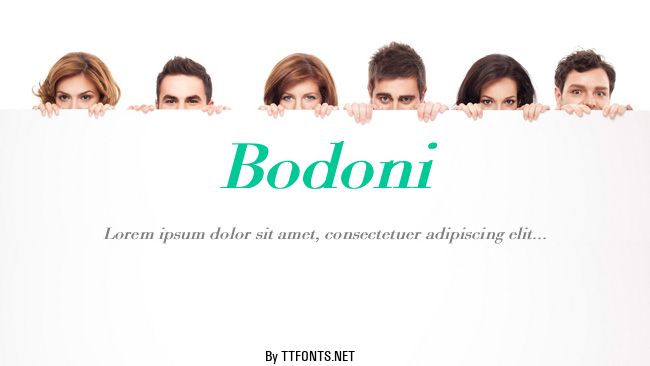 Bodoni example