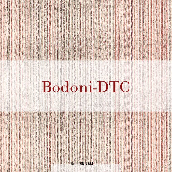 Bodoni-DTC example