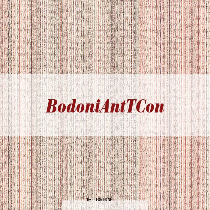 BodoniAntTCon example