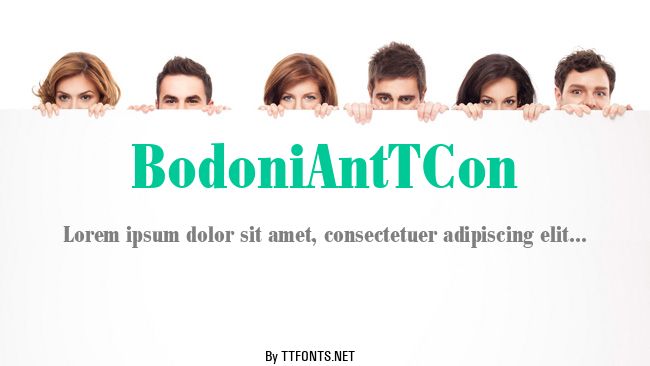 BodoniAntTCon example