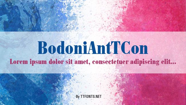 BodoniAntTCon example