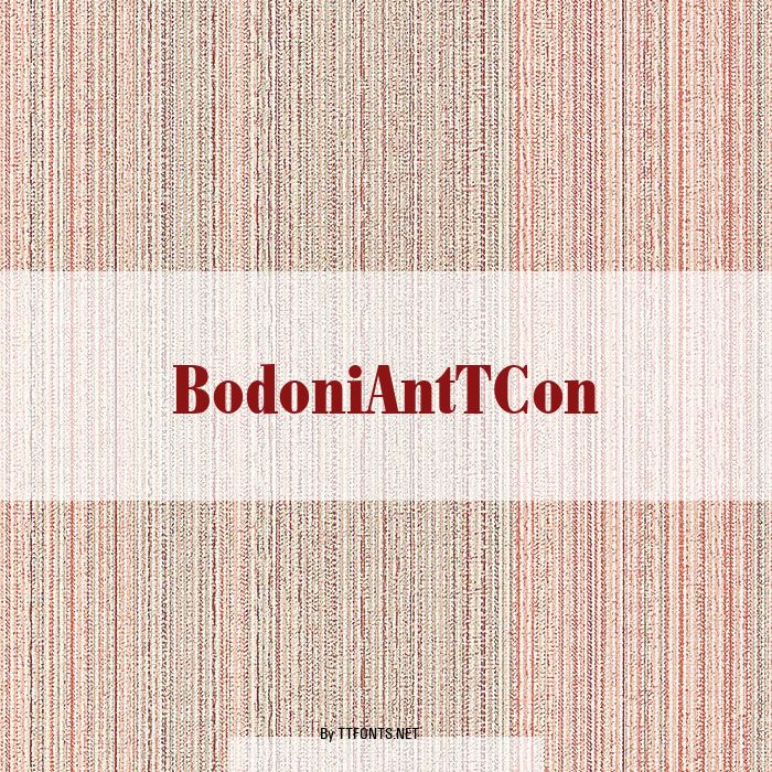 BodoniAntTCon example