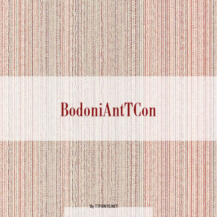 BodoniAntTCon example