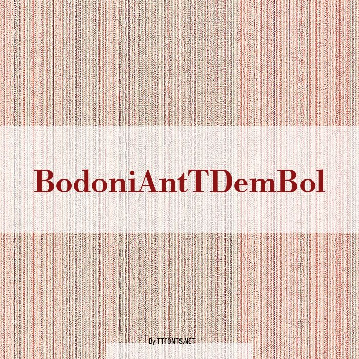 BodoniAntTDemBol example