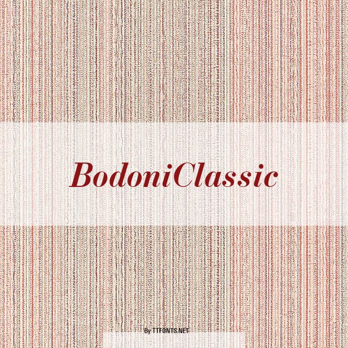 BodoniClassic example