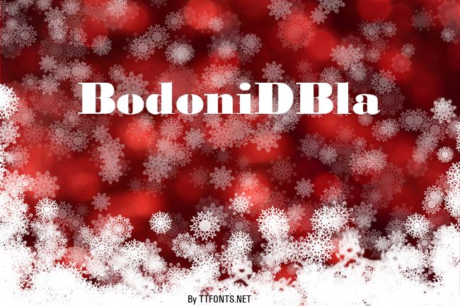 BodoniDBla example