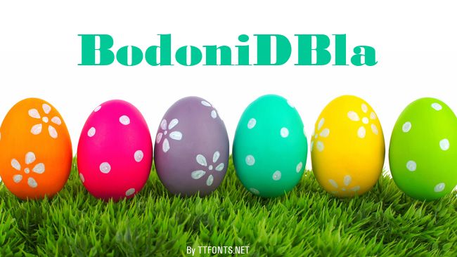 BodoniDBla example
