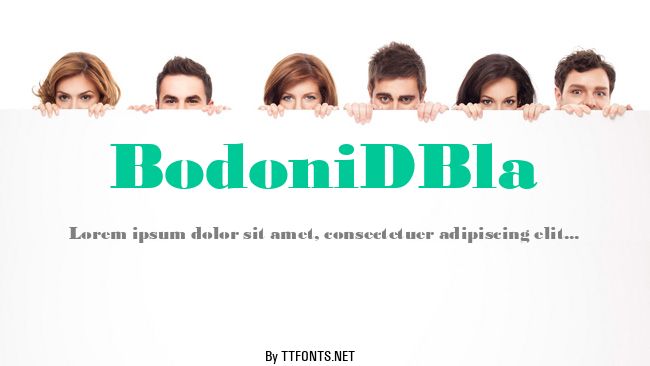 BodoniDBla example