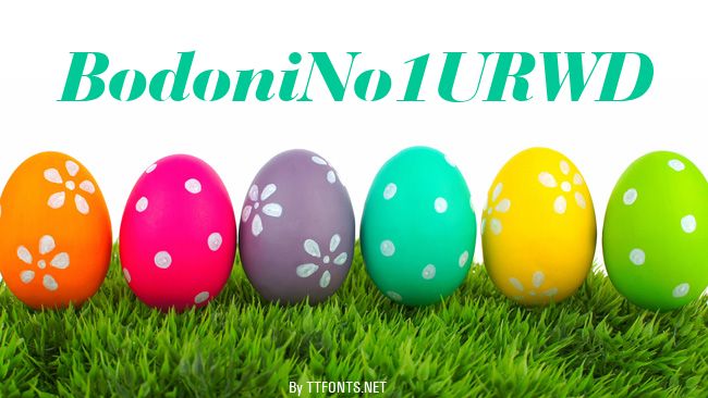 BodoniNo1URWD example