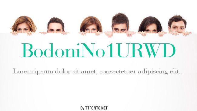 BodoniNo1URWD example