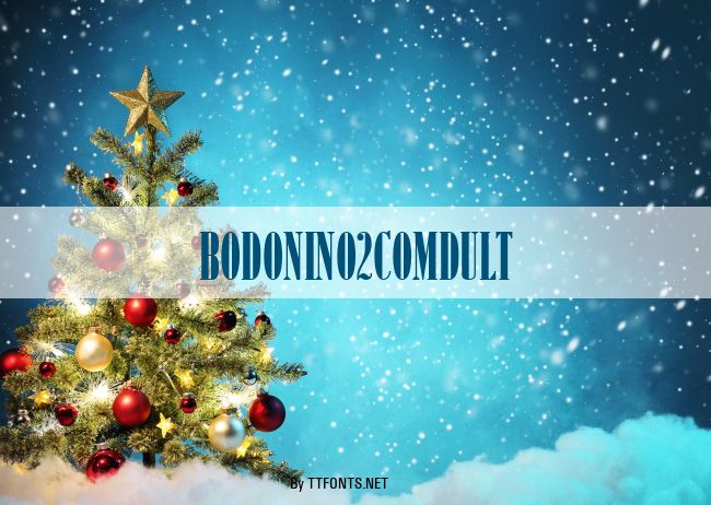 BodoniNo2ComDUlt example