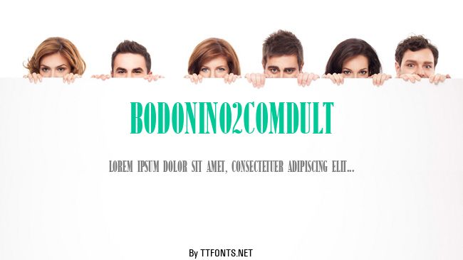 BodoniNo2ComDUlt example