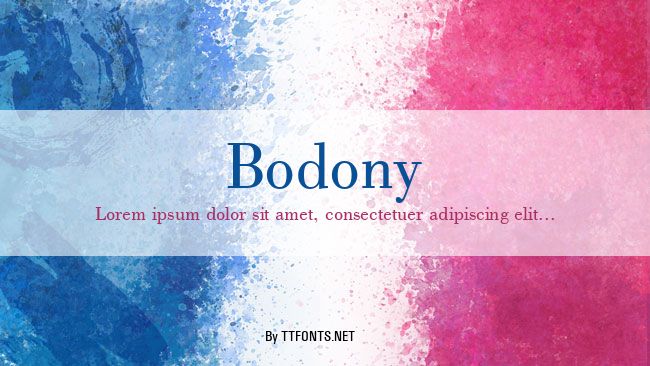 Bodony example