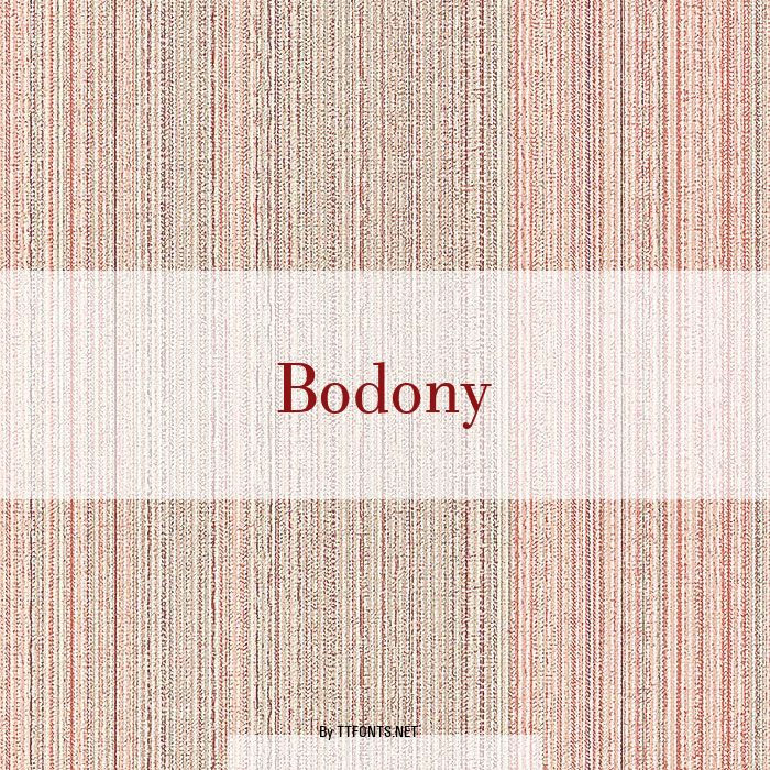 Bodony example