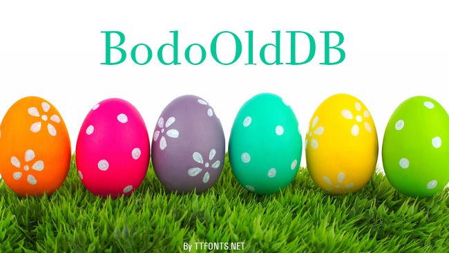 BodoOldDB example