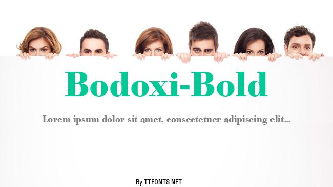 Bodoxi-Bold example