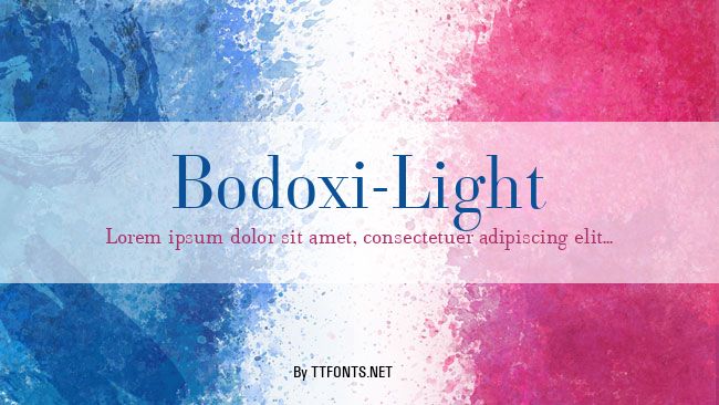 Bodoxi-Light example