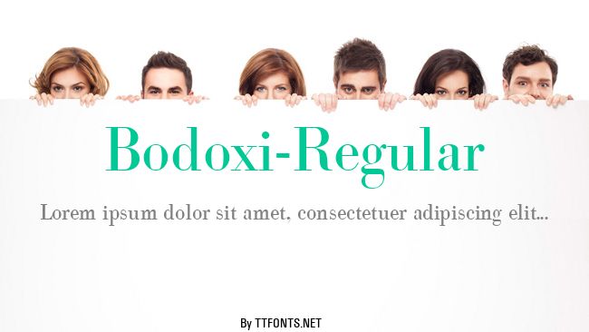 Bodoxi-Regular example