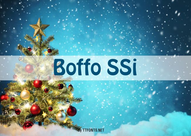 Boffo SSi example