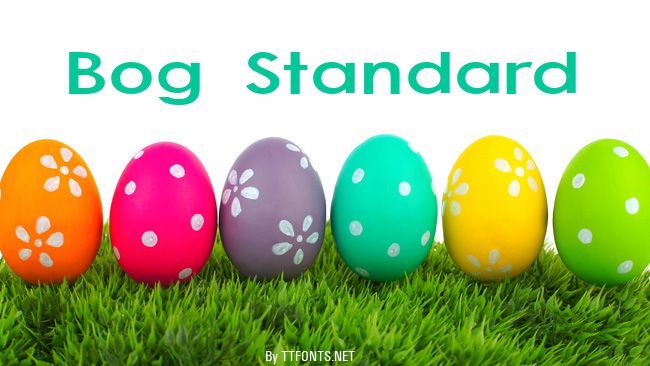 Bog Standard example