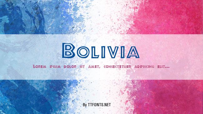 Bolivia example