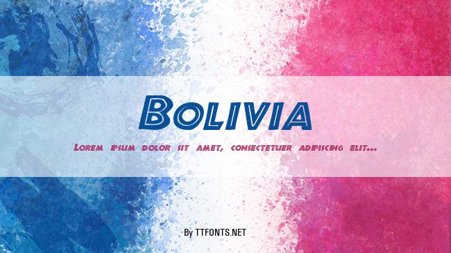 Bolivia example