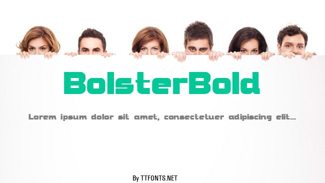 BolsterBold example