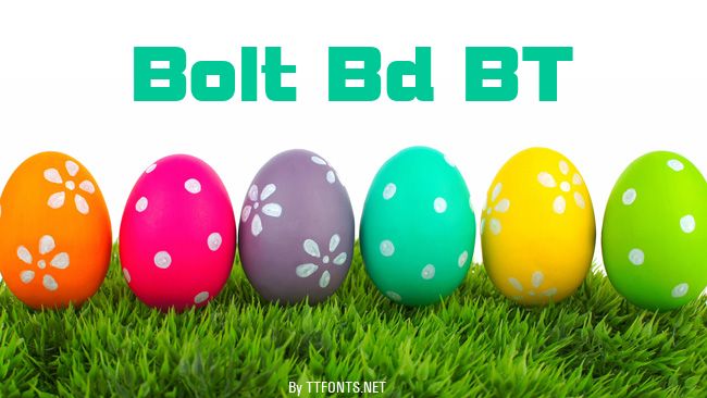Bolt Bd BT example