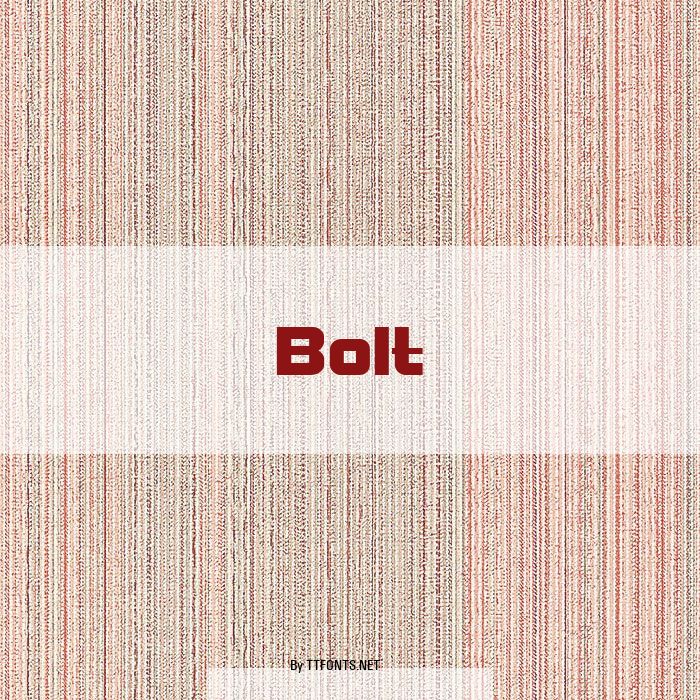 Bolt example