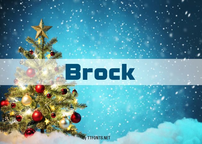 Brock example