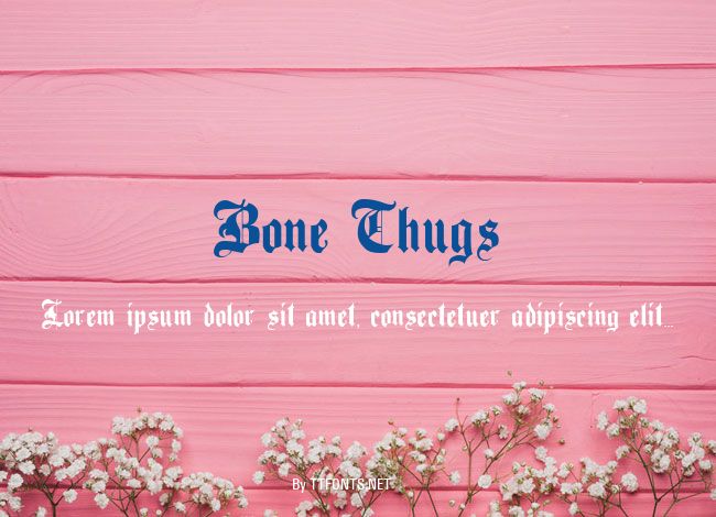 Bone Thugs example