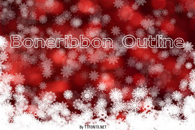 Boneribbon Outline example