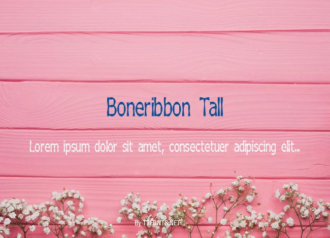 Boneribbon Tall example